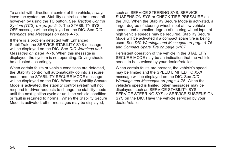 Cadillac 2010 STS User Manual | Page 326 / 536