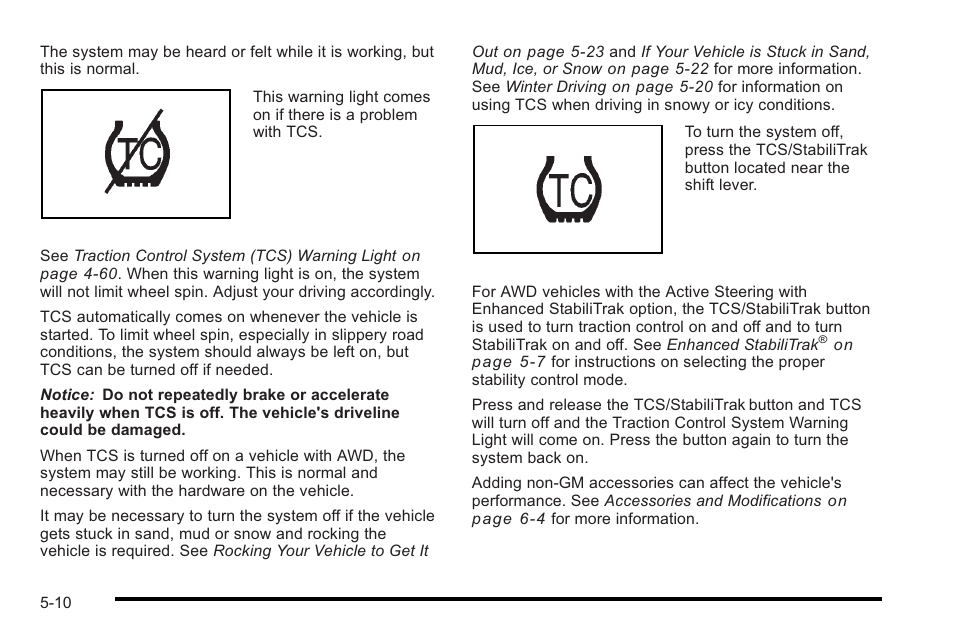 Cadillac 2010 STS User Manual | Page 328 / 536