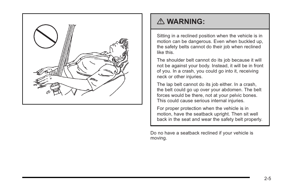Warning | Cadillac 2010 STS User Manual | Page 35 / 536