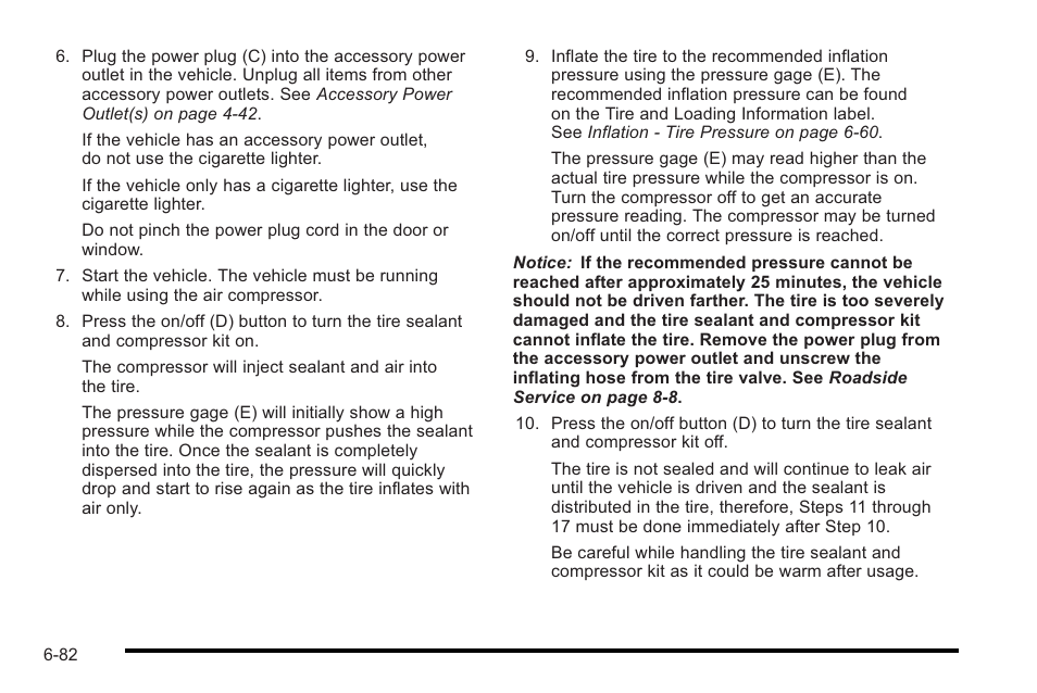 Cadillac 2010 STS User Manual | Page 438 / 536