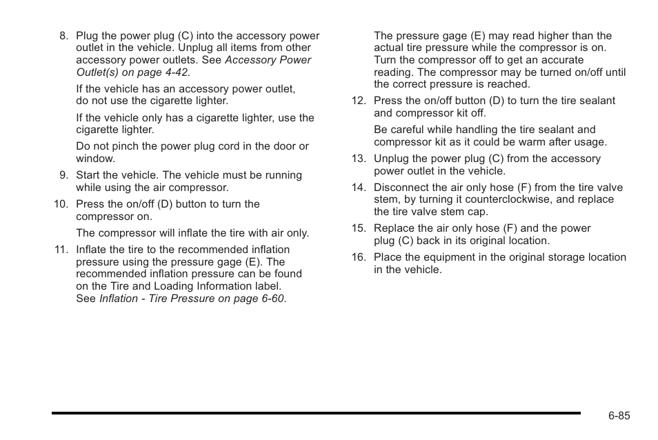 Cadillac 2010 STS User Manual | Page 441 / 536