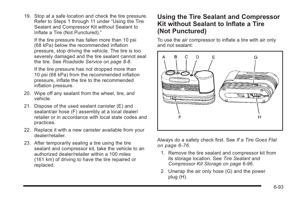 Cadillac 2010 STS User Manual | Page 449 / 536