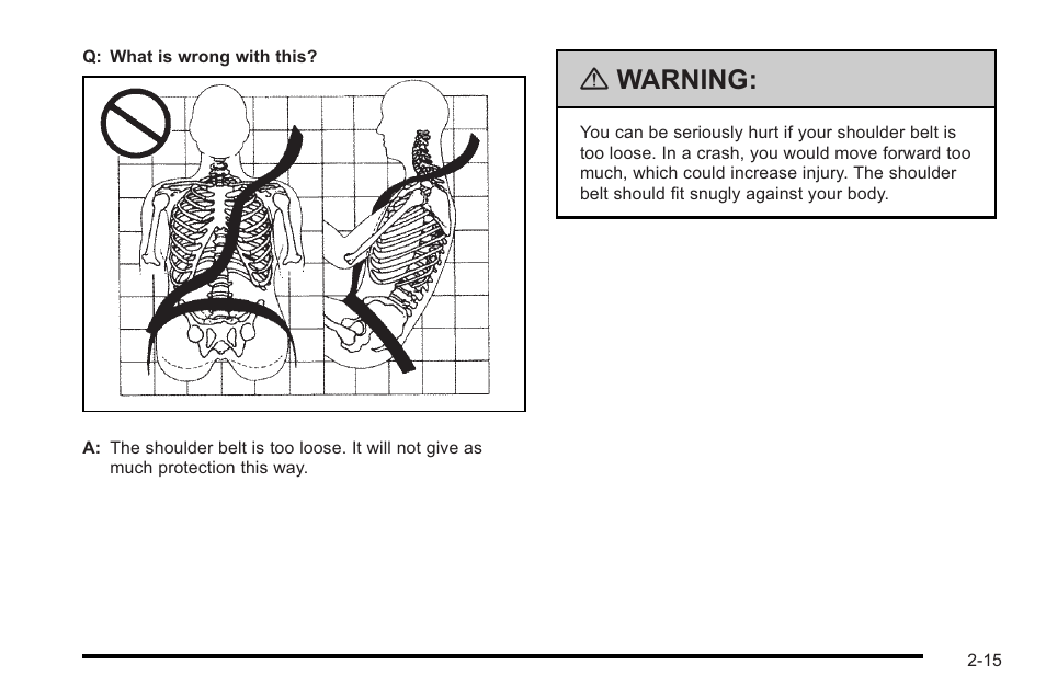 Warning | Cadillac 2010 STS User Manual | Page 45 / 536