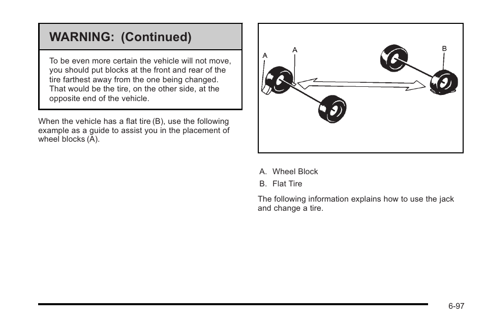 Warning: (continued) | Cadillac 2010 STS User Manual | Page 453 / 536