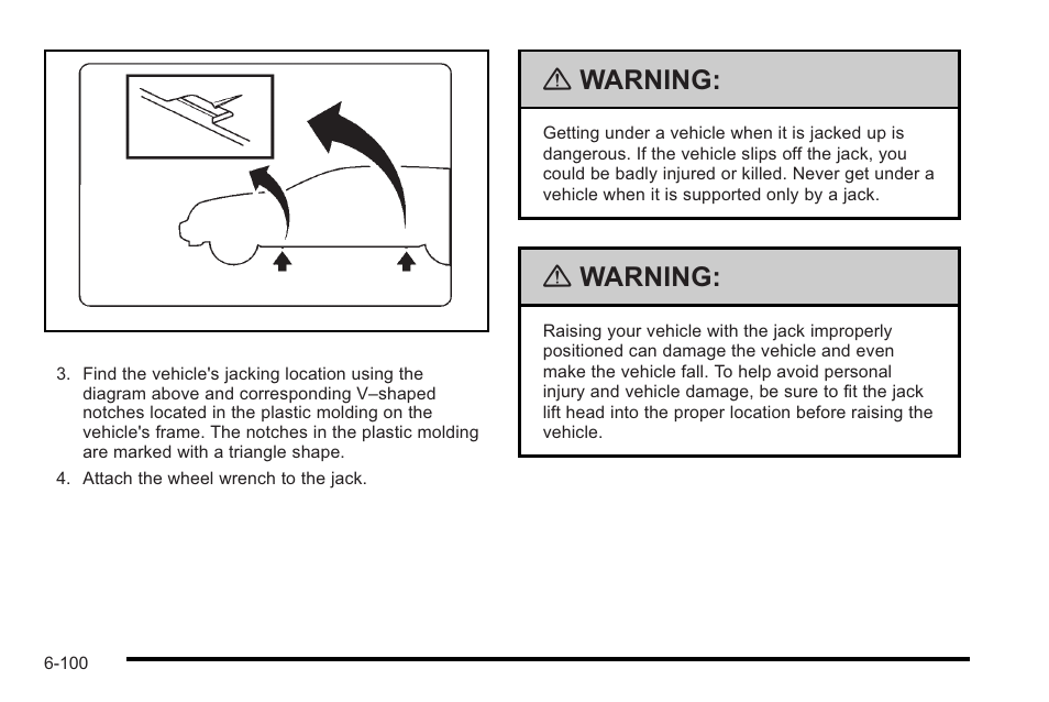 Warning | Cadillac 2010 STS User Manual | Page 456 / 536