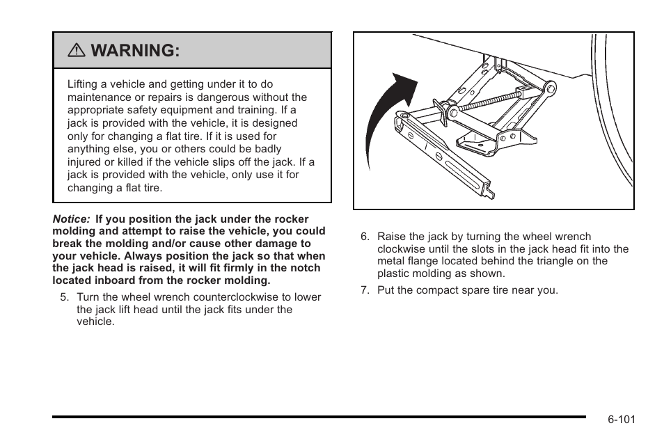 Warning | Cadillac 2010 STS User Manual | Page 457 / 536