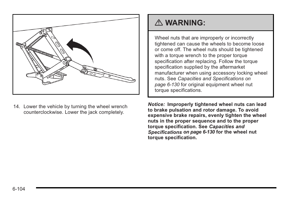 Warning | Cadillac 2010 STS User Manual | Page 460 / 536