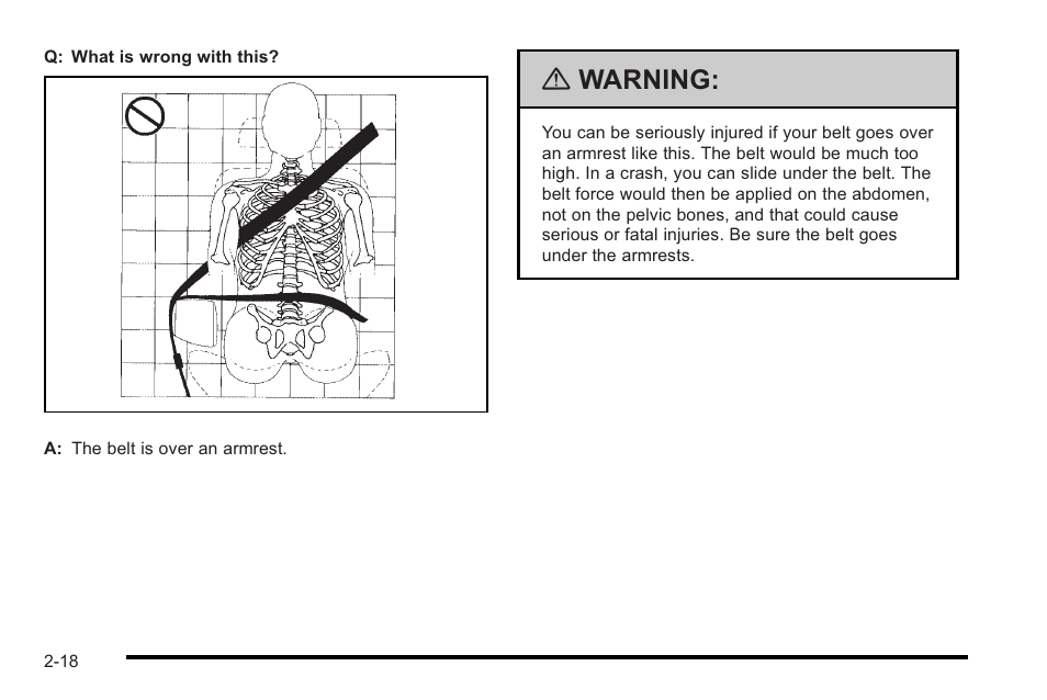 Warning | Cadillac 2010 STS User Manual | Page 48 / 536