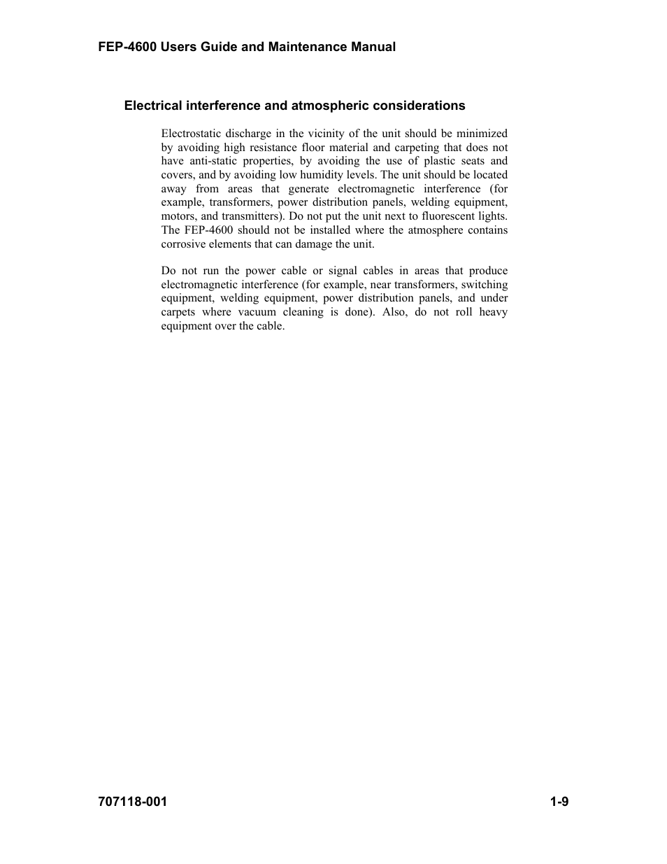 Visara FEP-4600 User Manual | Page 17 / 79
