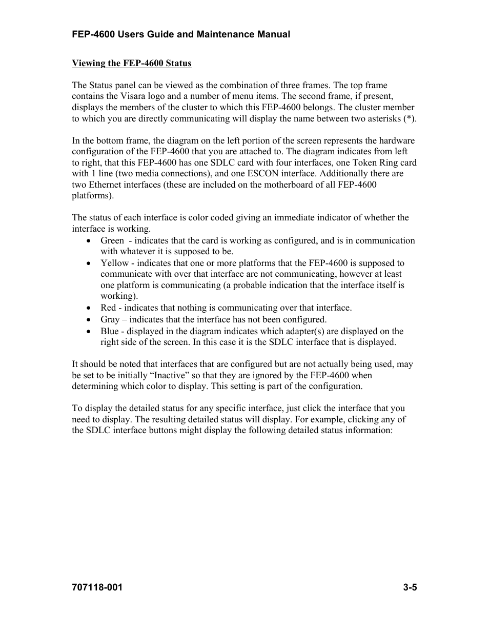 Visara FEP-4600 User Manual | Page 27 / 79