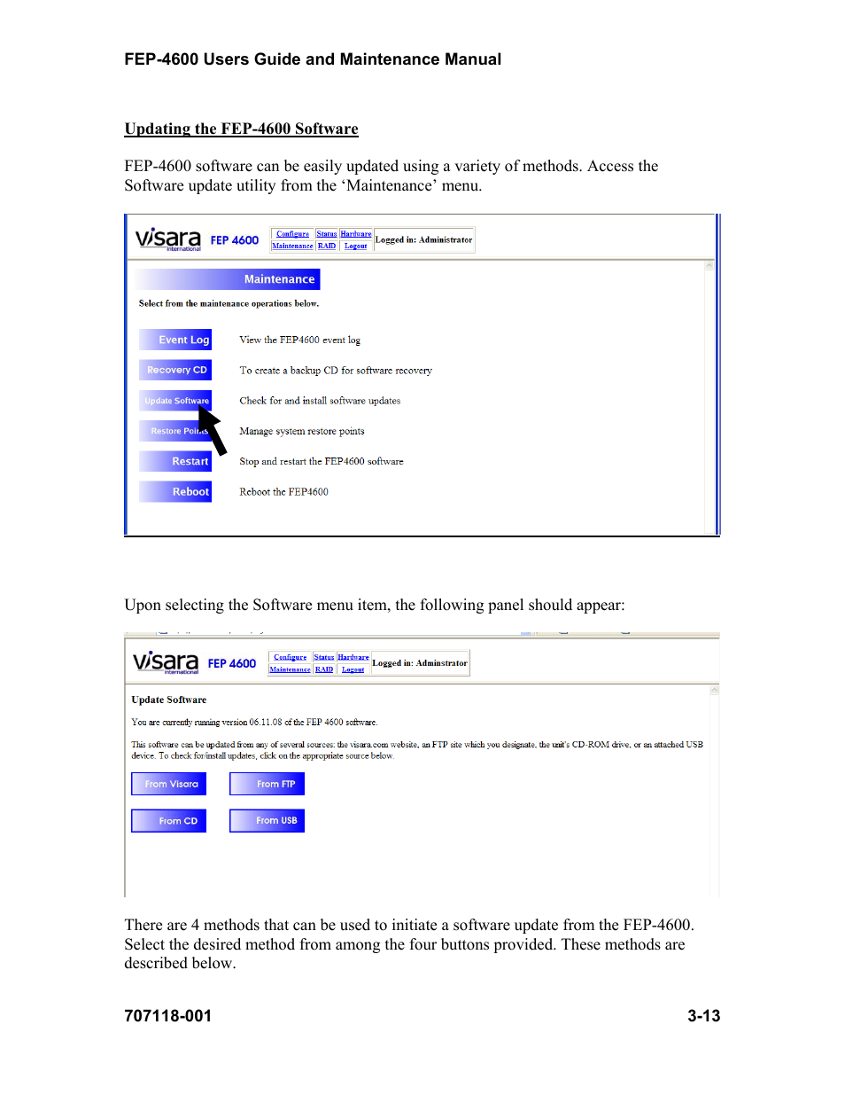 Visara FEP-4600 User Manual | Page 35 / 79
