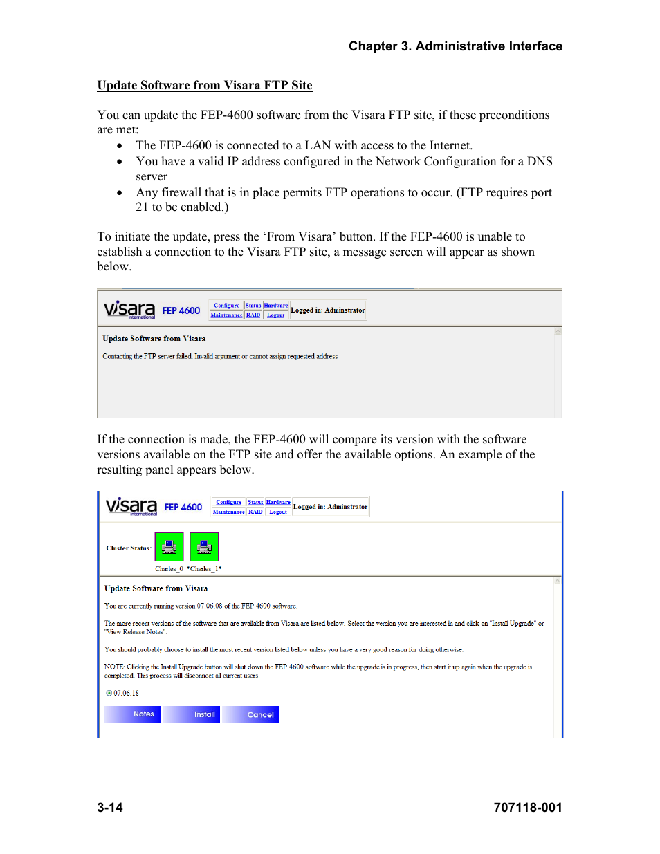 Visara FEP-4600 User Manual | Page 36 / 79
