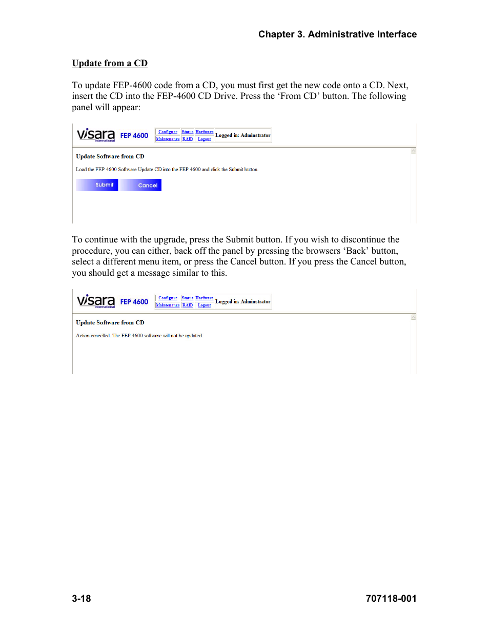Visara FEP-4600 User Manual | Page 40 / 79