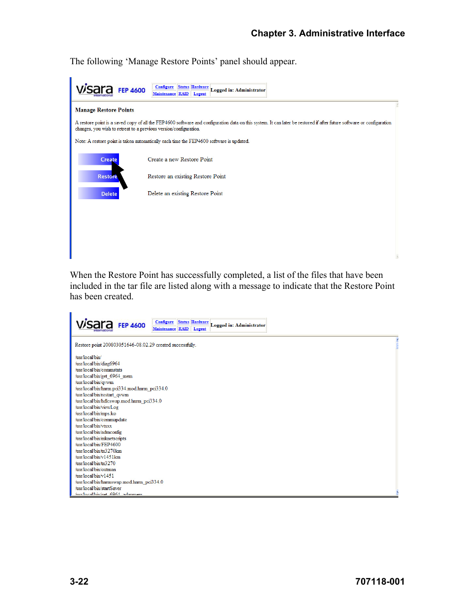 Visara FEP-4600 User Manual | Page 44 / 79