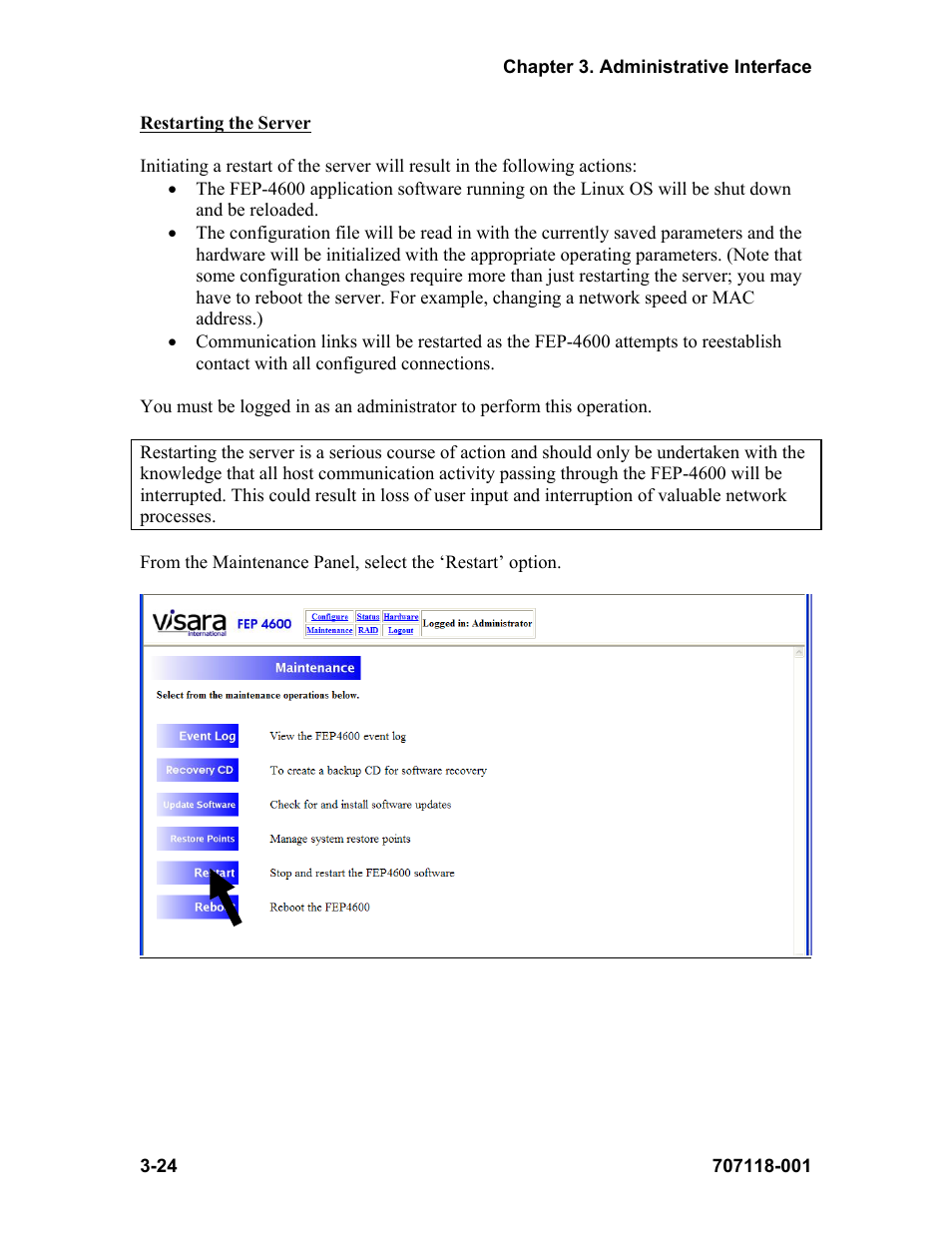 Visara FEP-4600 User Manual | Page 46 / 79