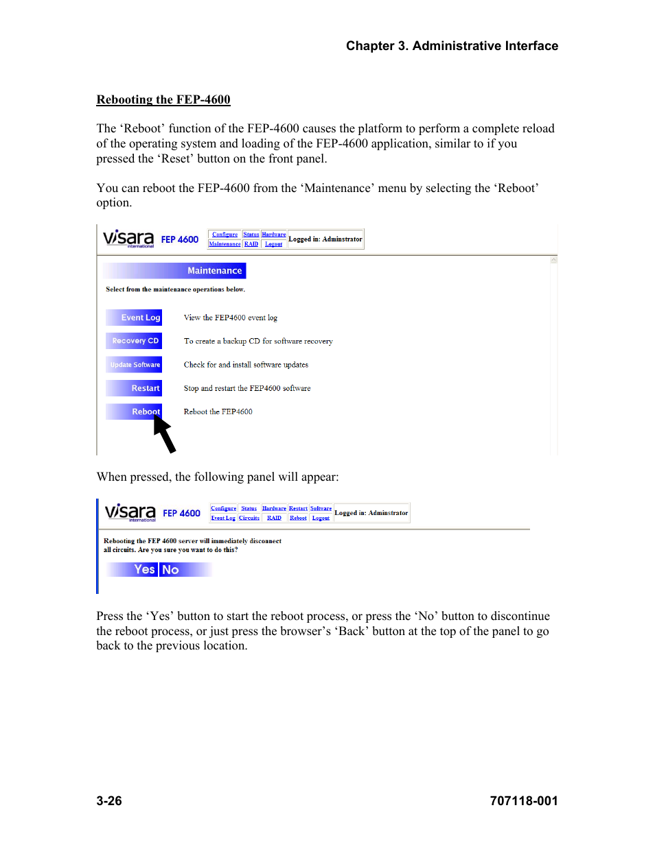 Visara FEP-4600 User Manual | Page 48 / 79