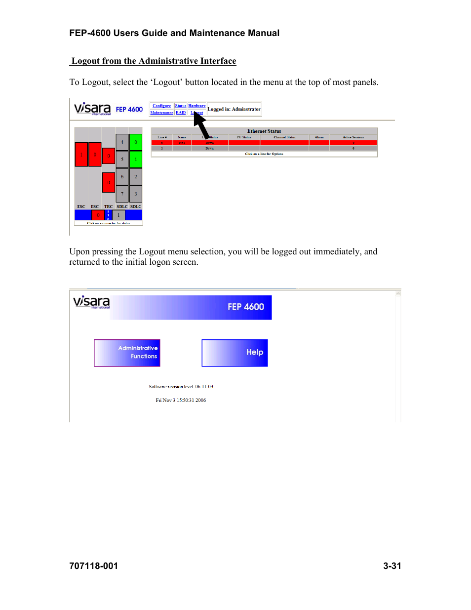 Visara FEP-4600 User Manual | Page 53 / 79