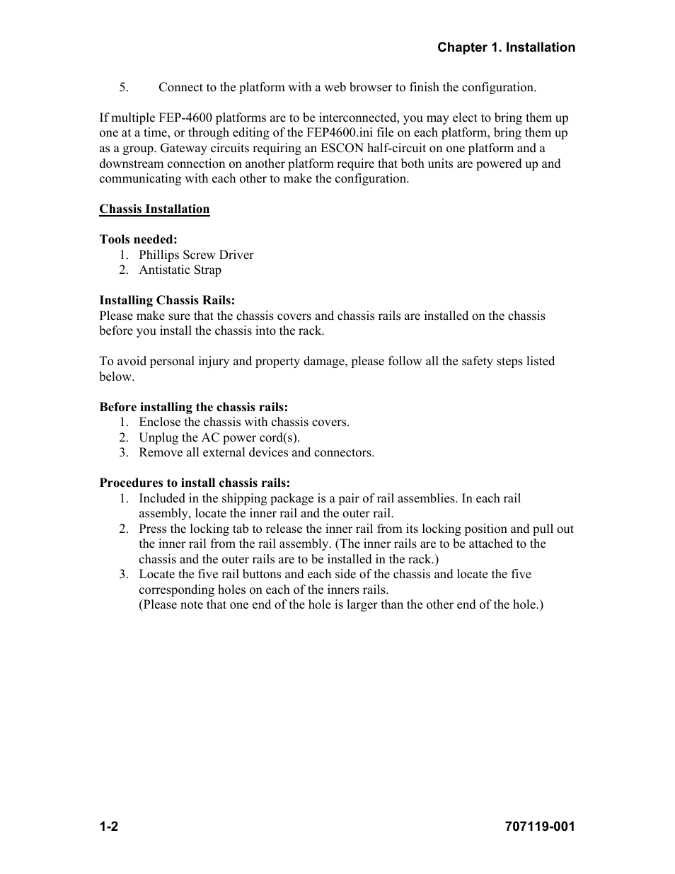 Visara FEP-4600 Installation User Manual | Page 10 / 114