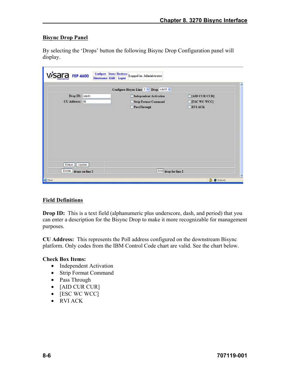 Visara FEP-4600 Installation User Manual | Page 100 / 114