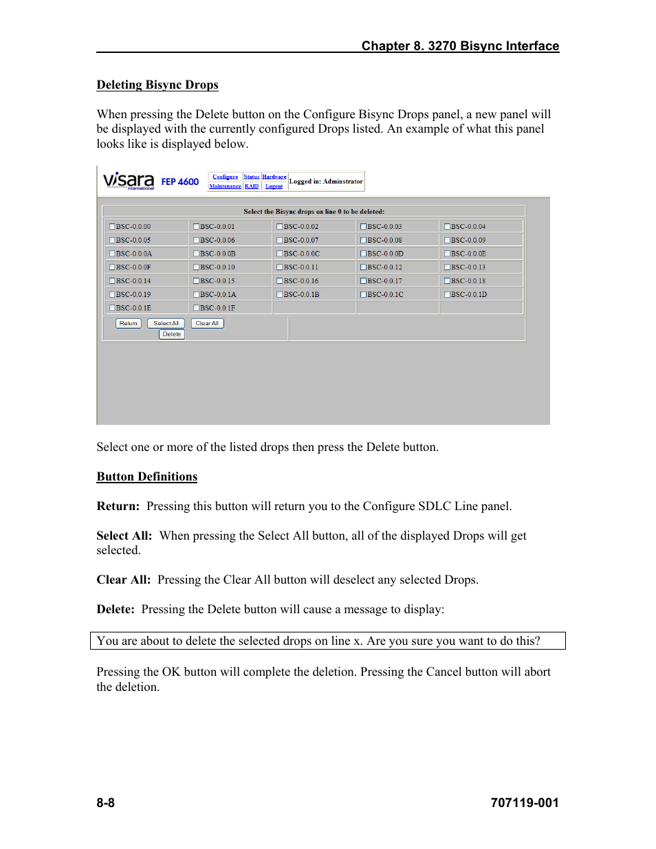 Visara FEP-4600 Installation User Manual | Page 102 / 114