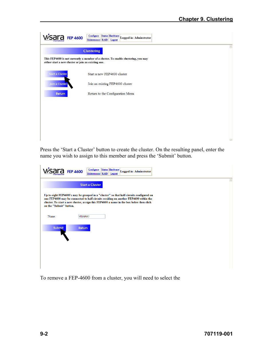 Visara FEP-4600 Installation User Manual | Page 104 / 114