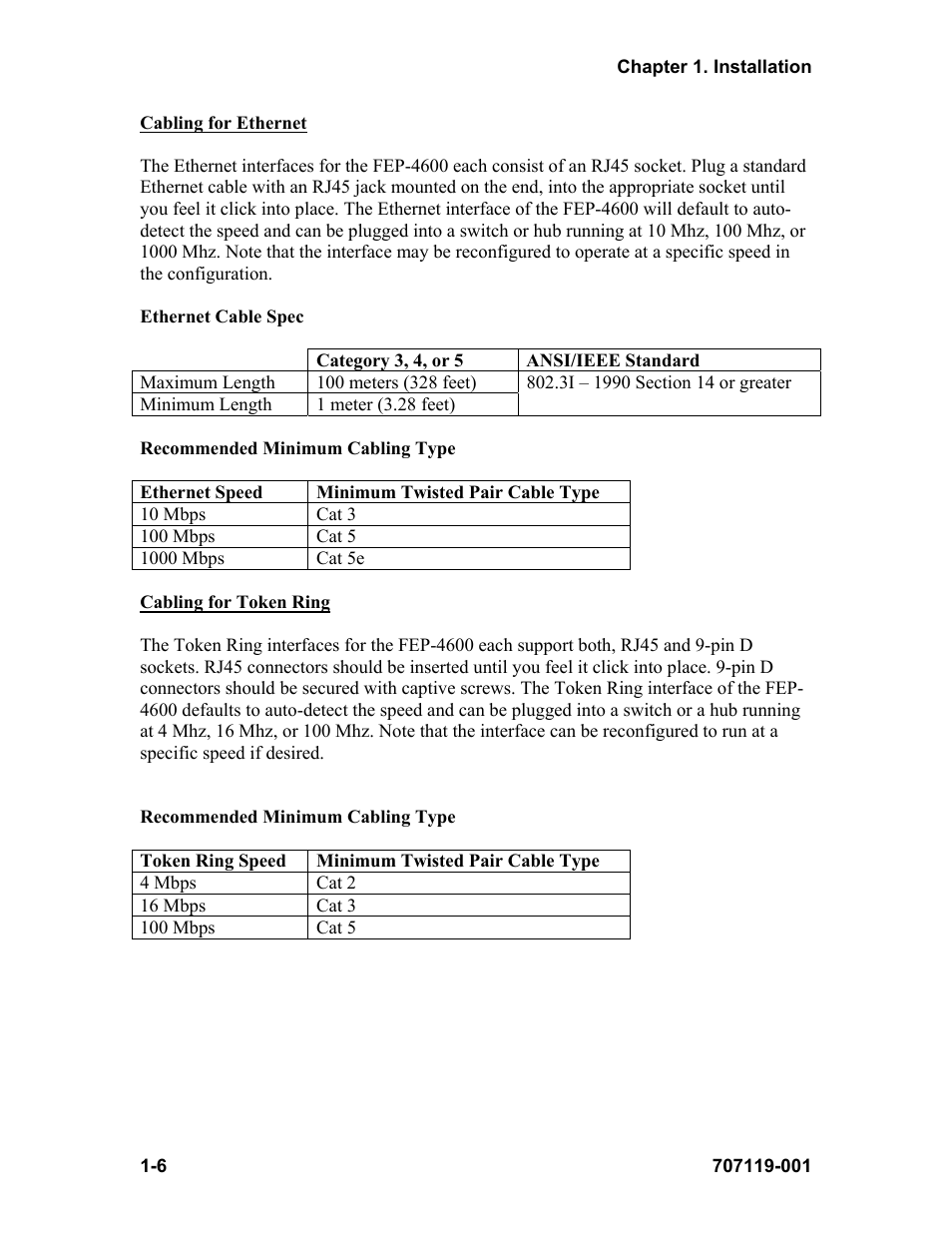Visara FEP-4600 Installation User Manual | Page 14 / 114