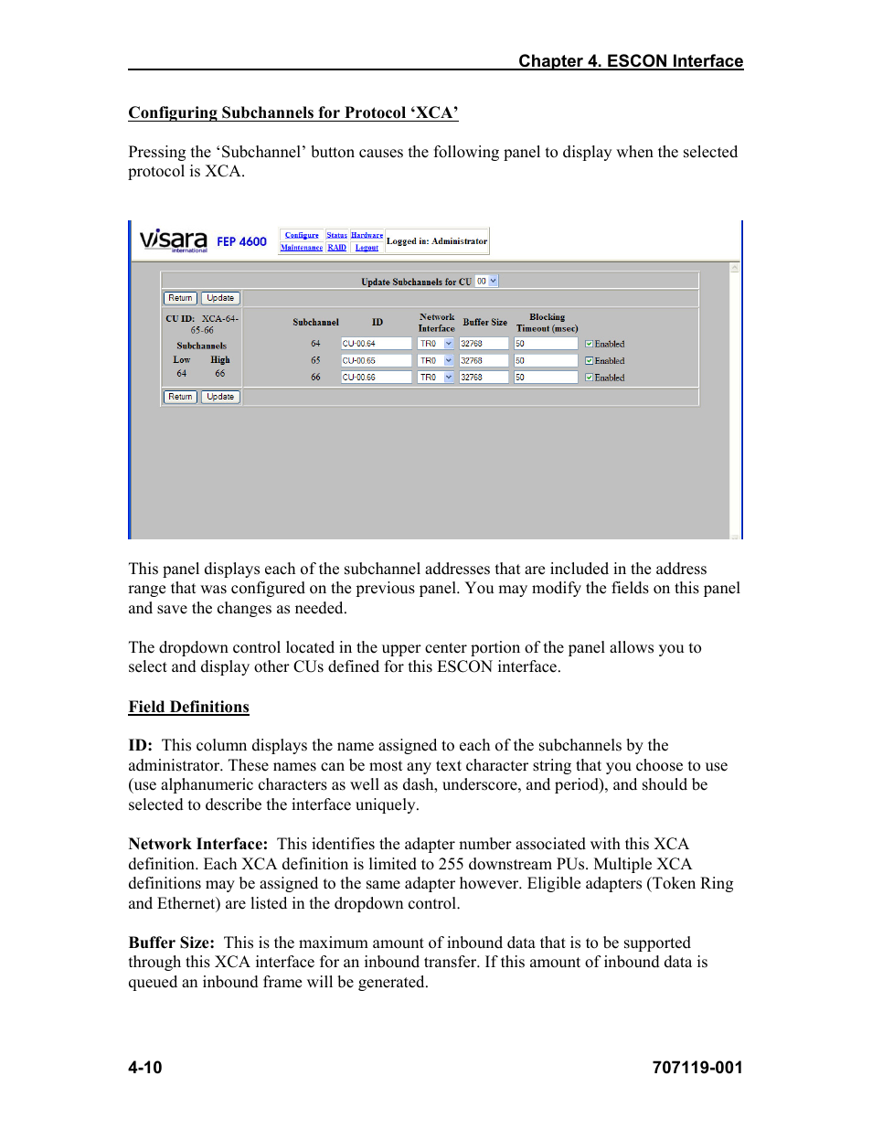 Visara FEP-4600 Installation User Manual | Page 46 / 114