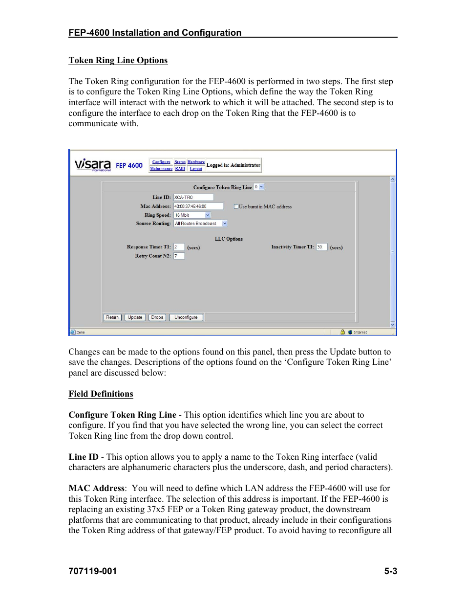 Visara FEP-4600 Installation User Manual | Page 55 / 114