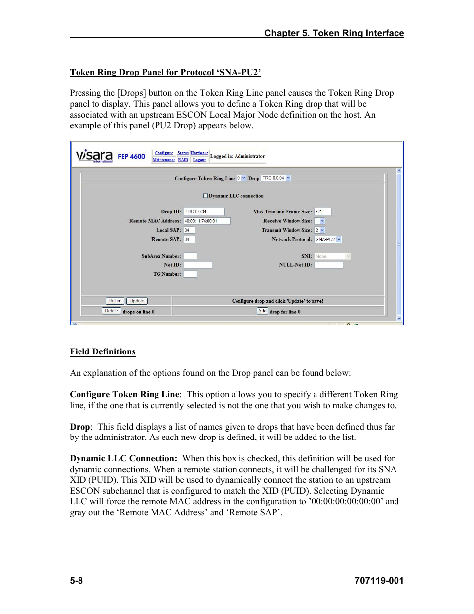 Visara FEP-4600 Installation User Manual | Page 60 / 114