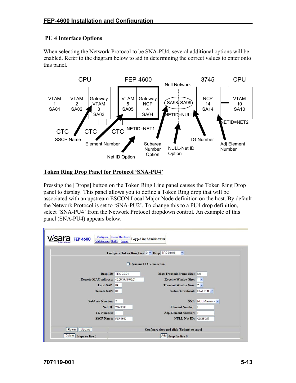 Visara FEP-4600 Installation User Manual | Page 65 / 114