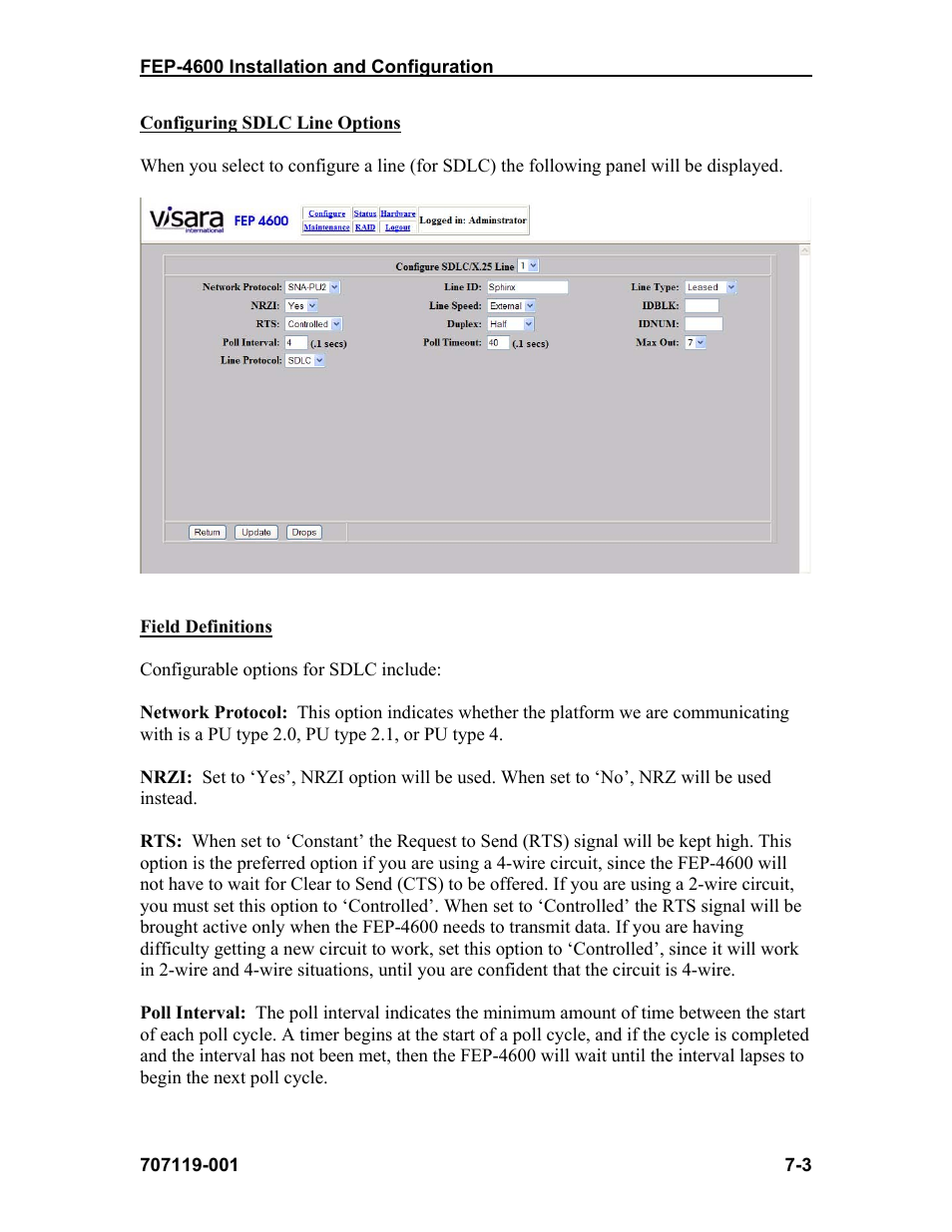 Visara FEP-4600 Installation User Manual | Page 87 / 114