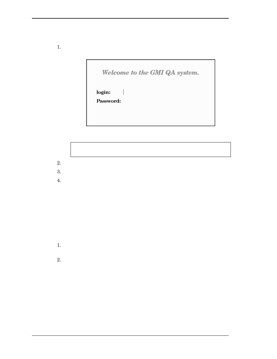 Logging out, Figure 3. typical login screen, Logging out on p | Visara Master Console Center Operations Guide User Manual | Page 14 / 80