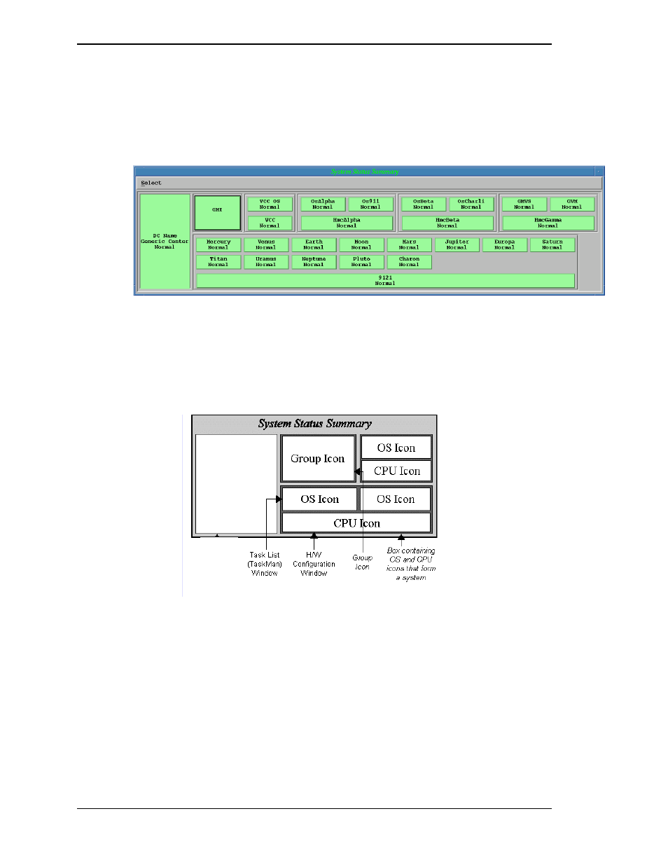 Managing system status | Visara Master Console Center Operations Guide User Manual | Page 44 / 80