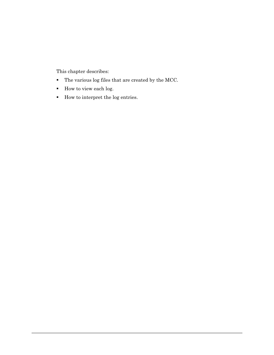 Chapter 10 maintaining log files, Chapter 10 maintaining log files d | Visara Master Console Center Administration Guide User Manual | Page 165 / 233