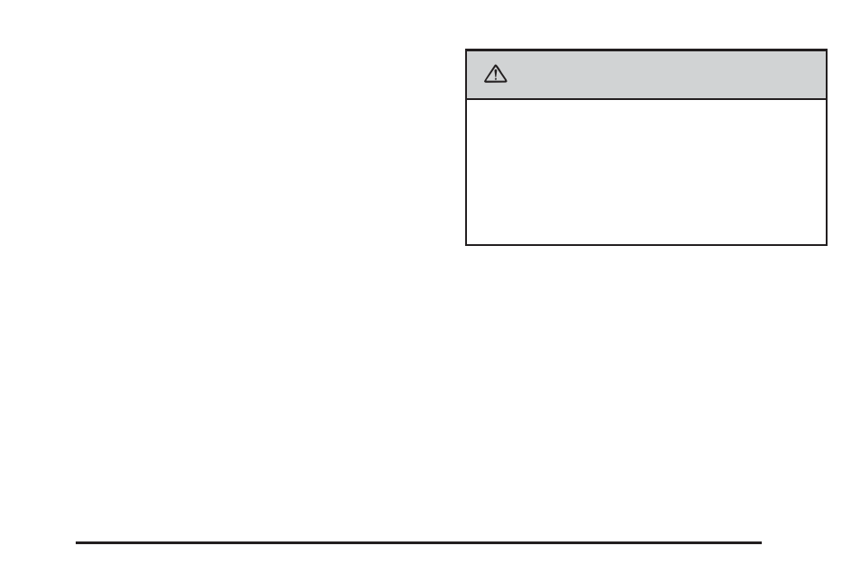 Caution | Cadillac 2006 User Manual | Page 103 / 478