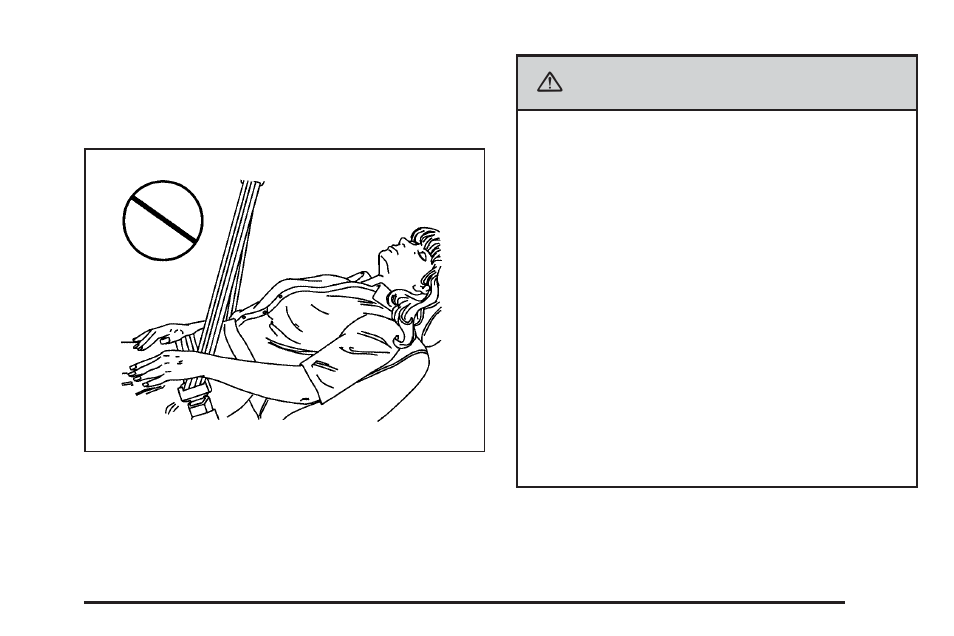 Power reclining seatback, Power reclining seatback -5, Caution | Cadillac 2006 User Manual | Page 11 / 478