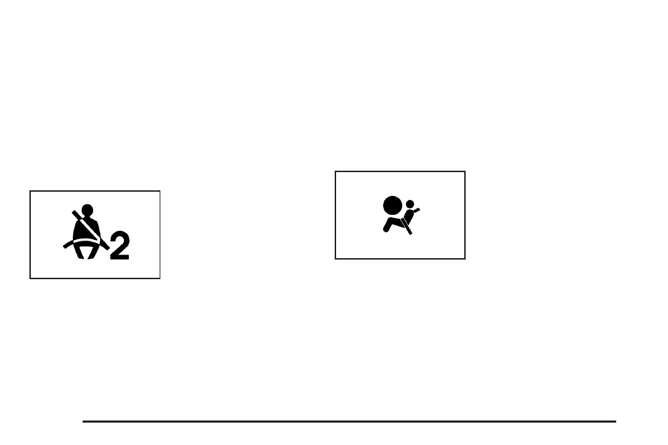 Passenger safety belt reminder light, Airbag readiness light | Cadillac 2006 User Manual | Page 204 / 478