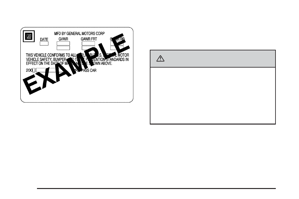 Caution | Cadillac 2006 User Manual | Page 302 / 478