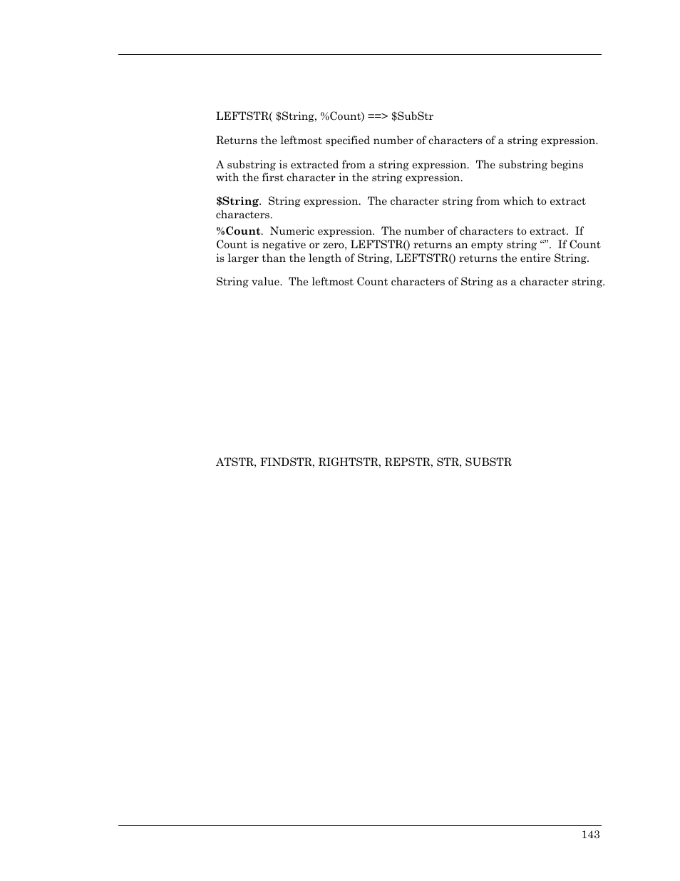 Leftstr, Tstr, righ | Visara Master Console Center Scripting Guide User Manual | Page 143 / 262