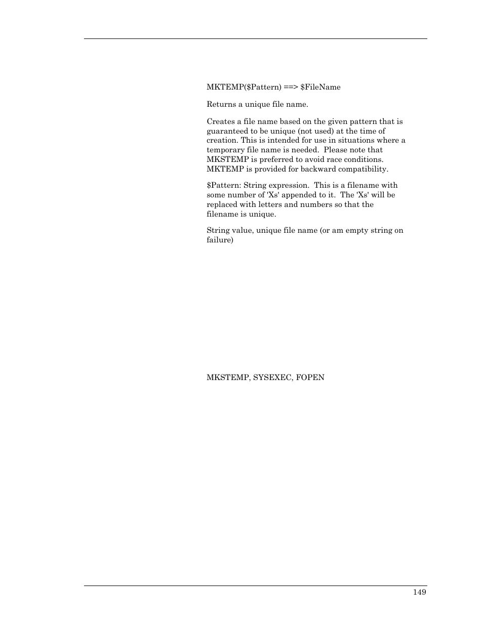 Mktemp | Visara Master Console Center Scripting Guide User Manual | Page 149 / 262