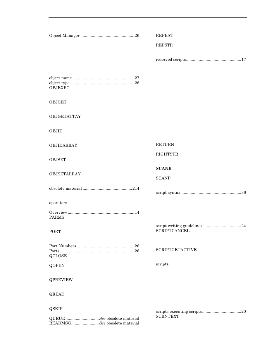 Visara Master Console Center Scripting Guide User Manual | Page 257 / 262