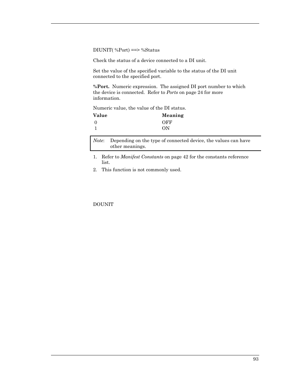 Diunit | Visara Master Console Center Scripting Guide User Manual | Page 93 / 262