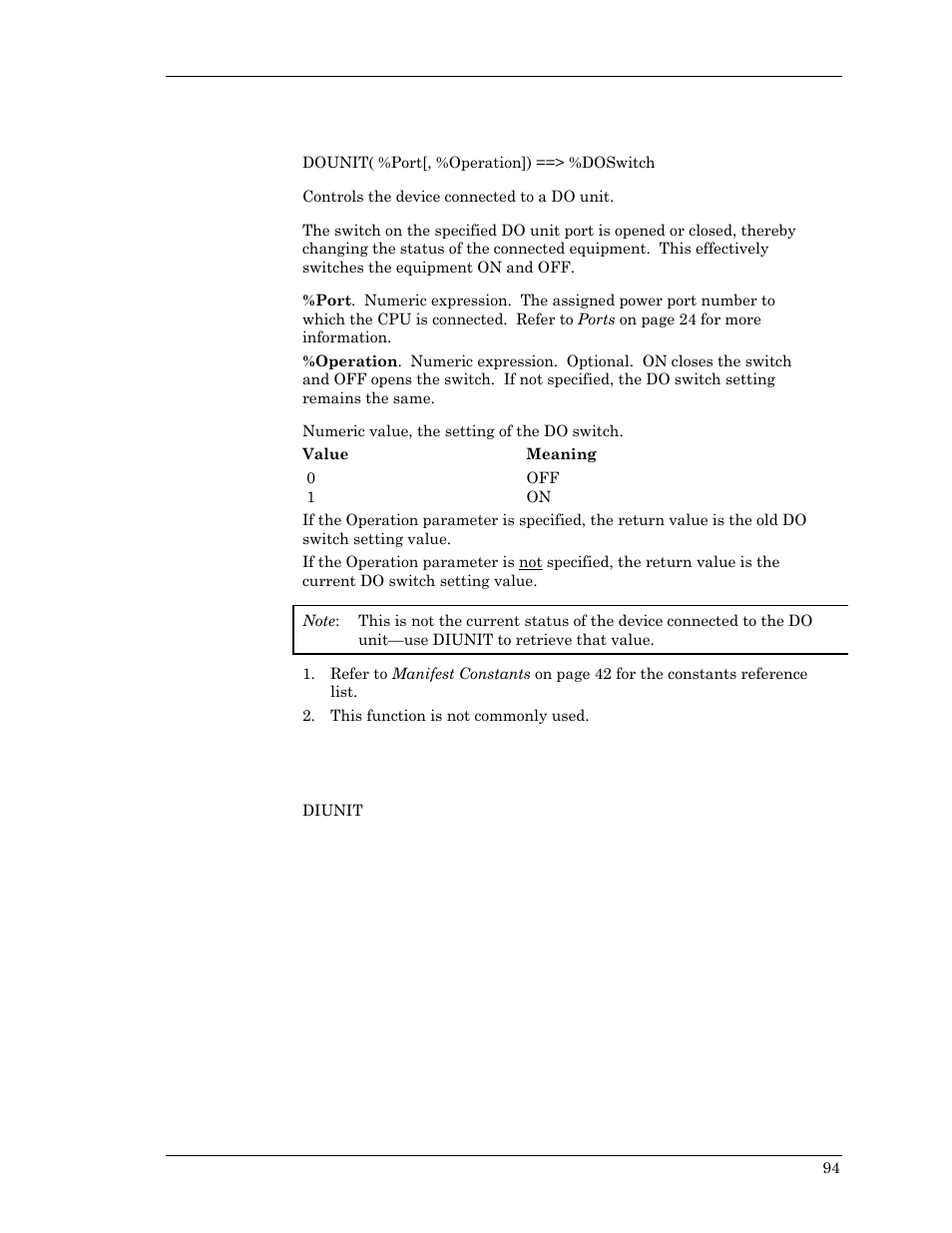 Dounit | Visara Master Console Center Scripting Guide User Manual | Page 94 / 262