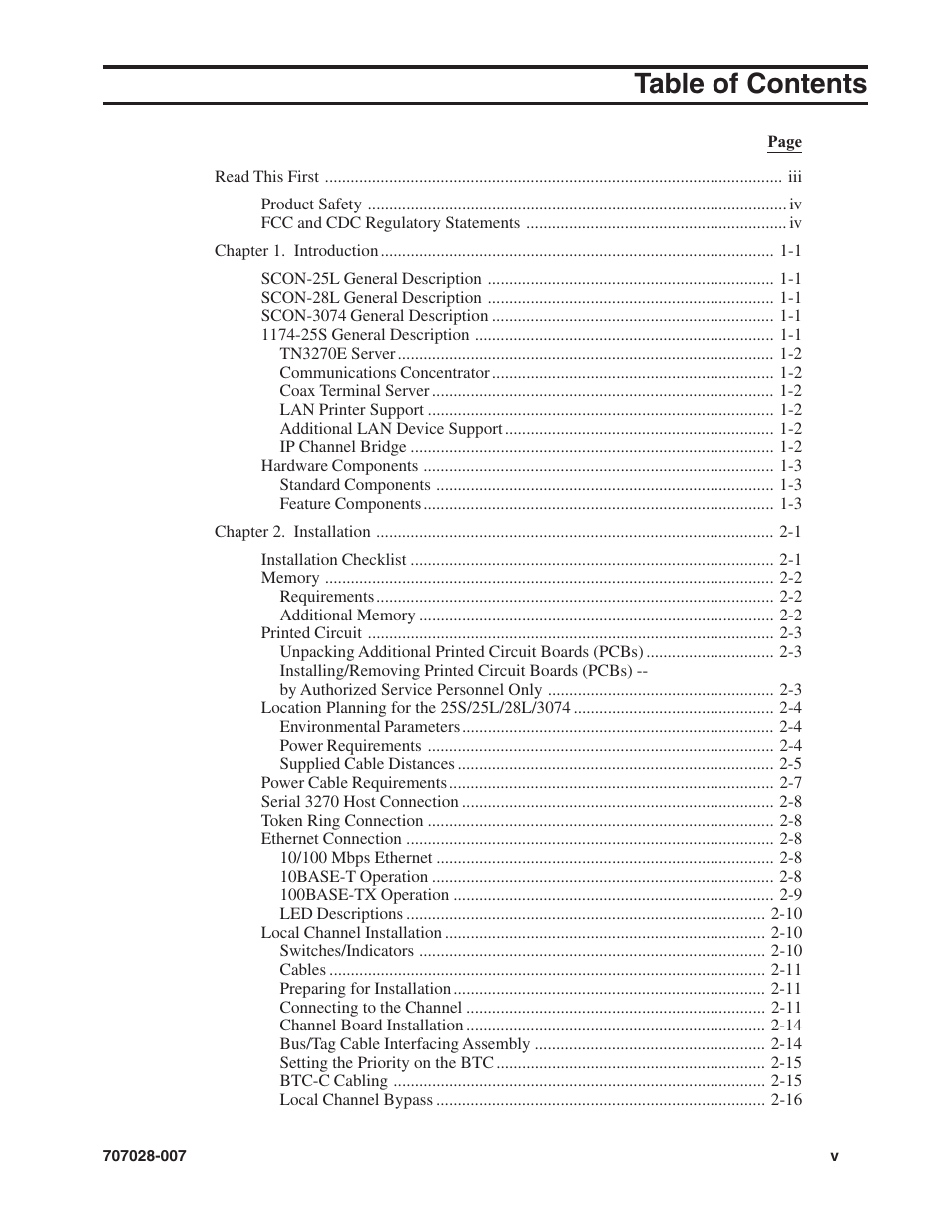 Visara SCON-25L Reference Manual User Manual | Page 5 / 52