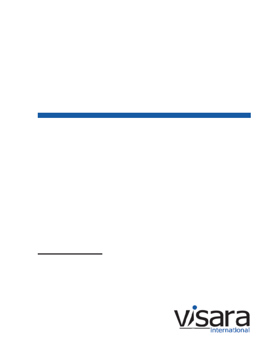 Visara SSL1000 User Manual | 42 pages