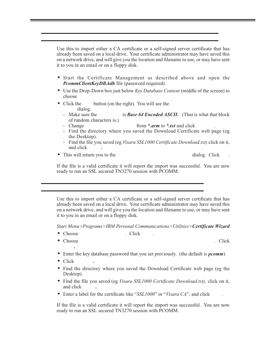 Visara SSL1000 User Manual | Page 33 / 42