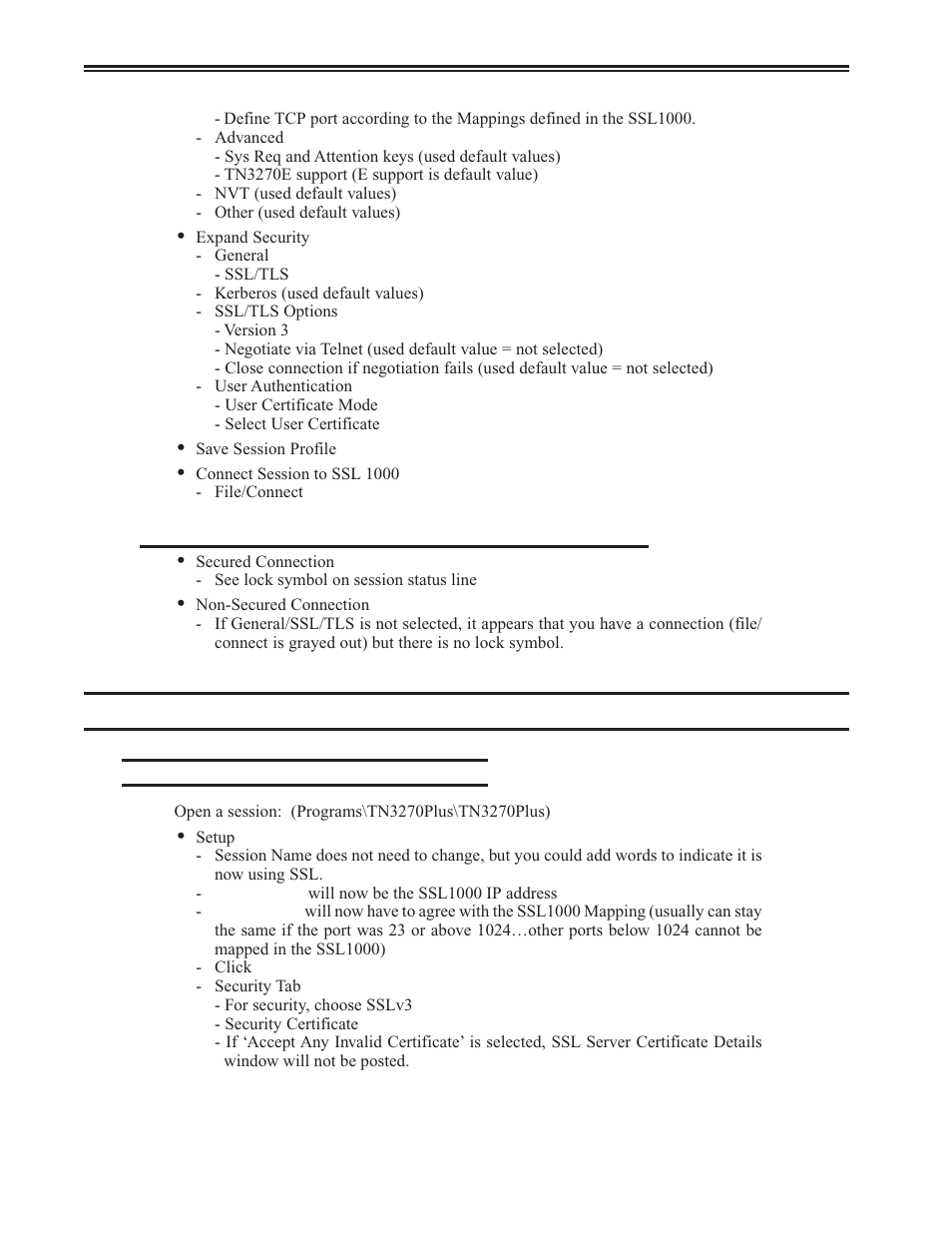Sdi tn3270 plus, Adding ssl security to an existing setup, Sdi tn3270 plus, installing | Visara SSL1000 User Manual | Page 40 / 42