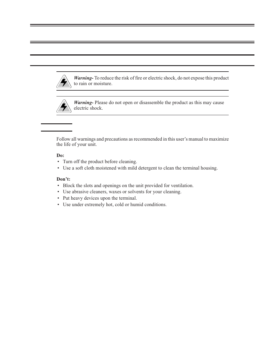 Chapter 1. about the ssl1000, Usage notice, Precautions | About the ssl1000, About, Chapter 1. about the ssl1000 -1, Usage notice -1, Precautions -1 | Visara SSL1000 User Manual | Page 7 / 42
