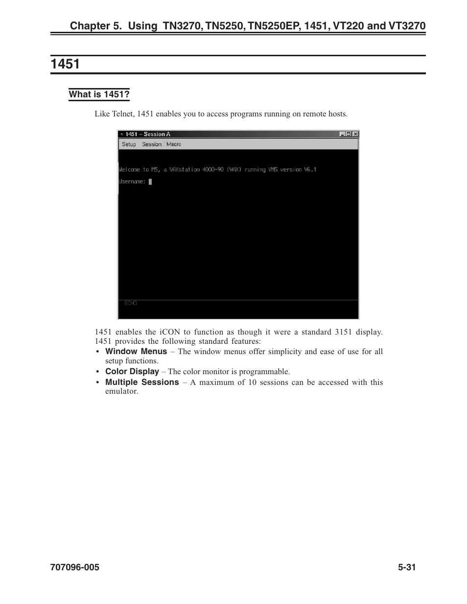 What is 1451, About, What is 1451? -31 | Visara iCON-XT User Manual | Page 97 / 144