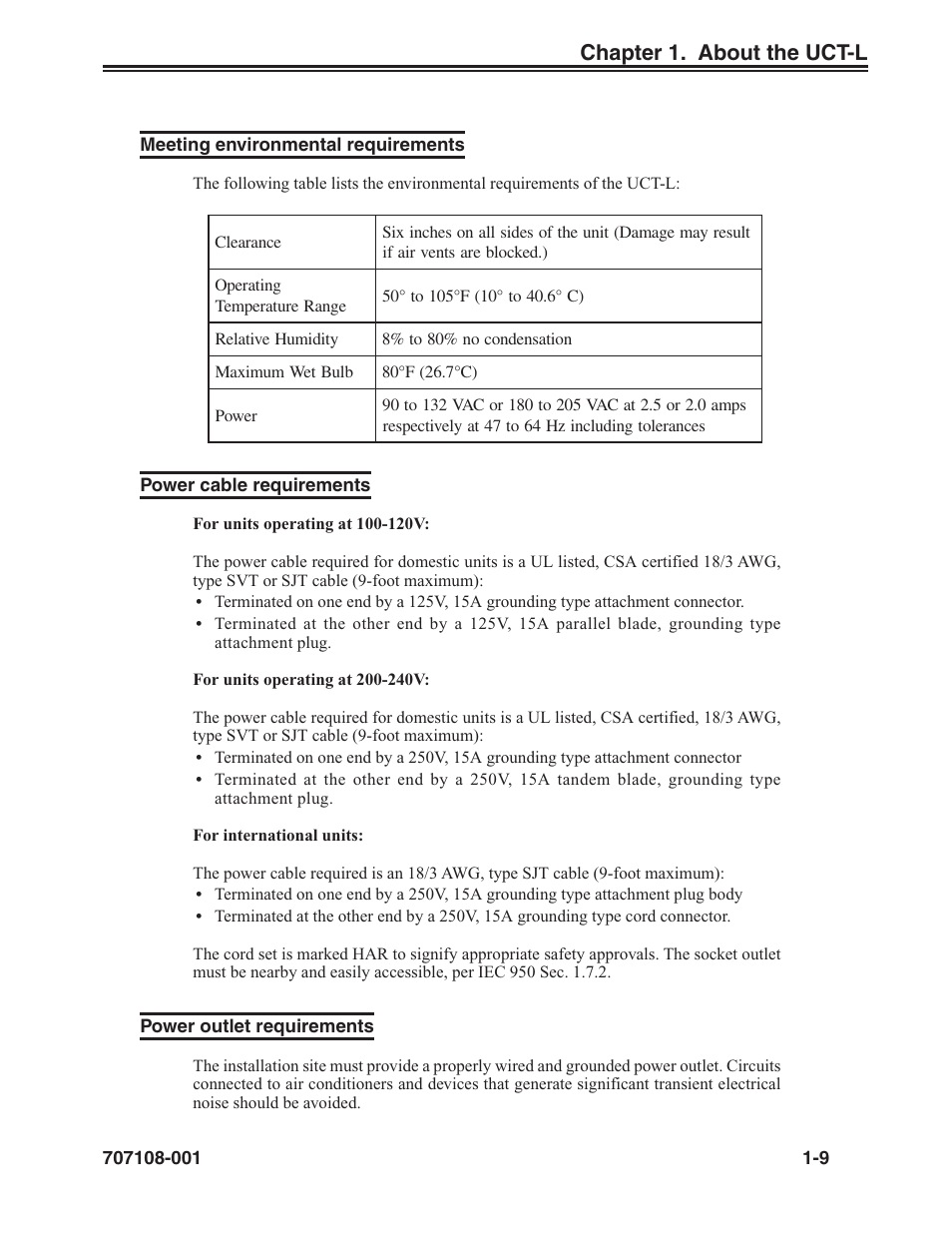 Chapter 1. about the uct-l | Visara UCT-L User Manual | Page 17 / 160